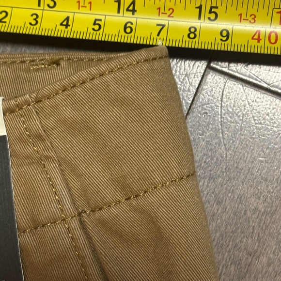 Levi's Premium XL Chino Wide Leg Pants Women's 27x31 Ermine Brown NWT Water Mark - Picture 7 of 11